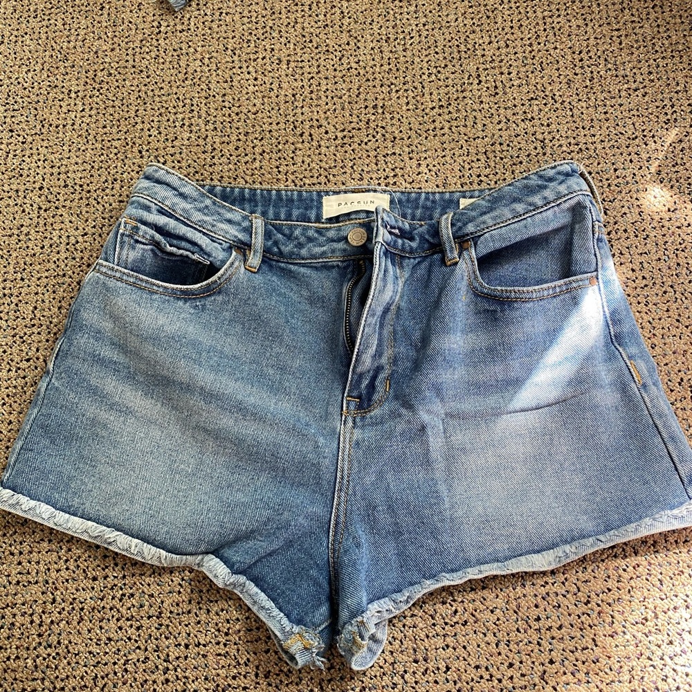 pacsun denim shorts